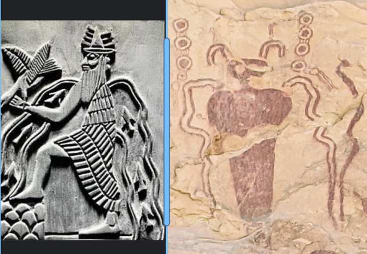 Enki in Sego Canyon, Utah