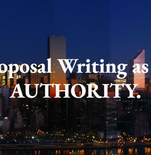 Proposal Writing as an Authority