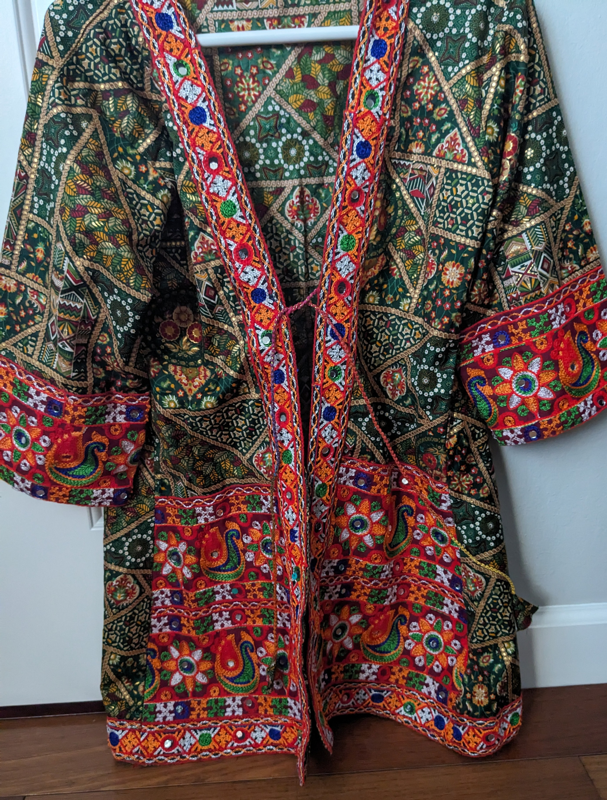 Cotton green jacket