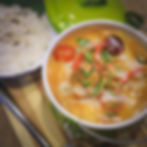 ★ CURRY ROJO CON UVAS Y PIÑAS/RED CURRY WITH GRAPES AND PINEAPPLE