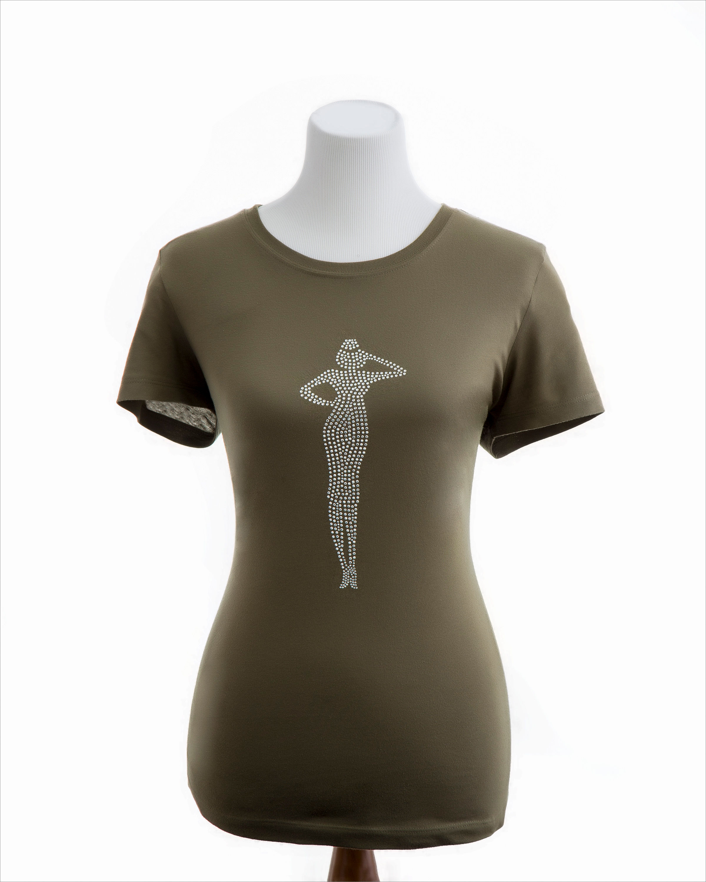 Saluting Lady Olive Green