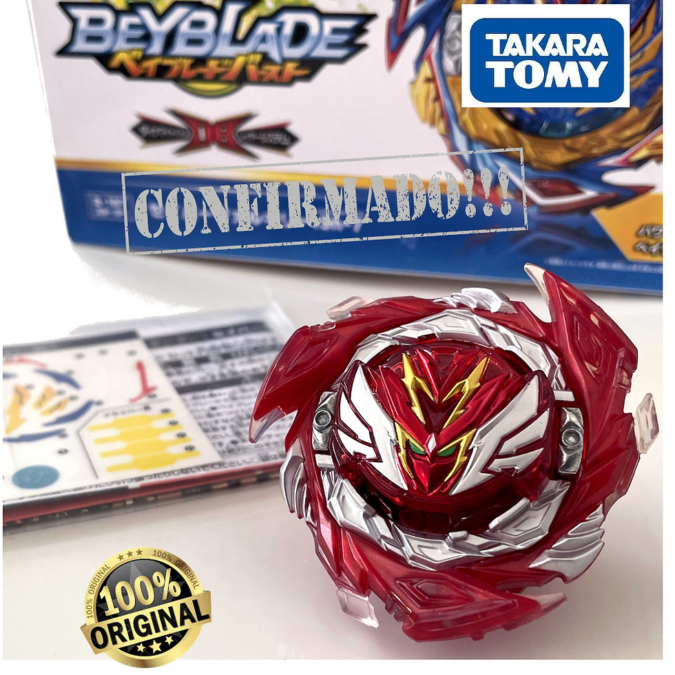 Thumbnail: Beyblade Edição Especial Savior Valkyrie.Sh-7 Burst DB (Rashad's Red Ver.) B-187