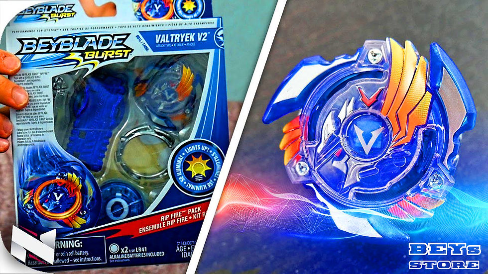 Beyblade Burst Valtryek  V2 Lançador Luz Led - Hasbro