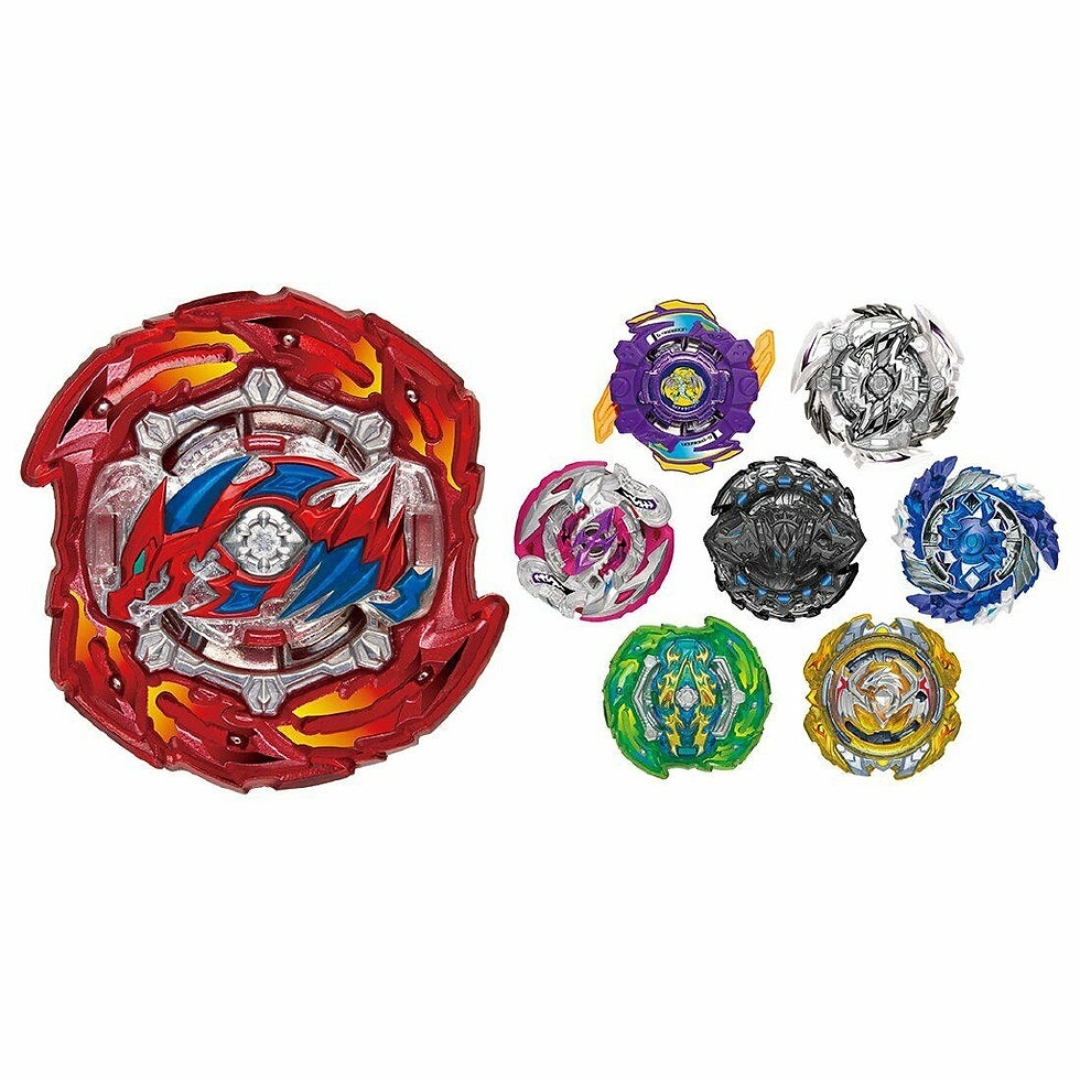 Thumbnail: Beyblade B-146 08 Revive Phoenix 8'Meteor Ac. - Takara Tomy
