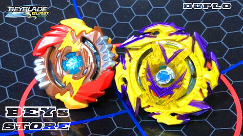 Beyblade Burst Surge Spear Valtryek V6 e Regulus R6 - Hasbro