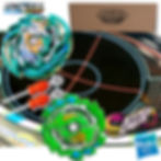 Beyblade Pegasus P5 + Ace Dragon D5 + Arena Batalha - Hasbro