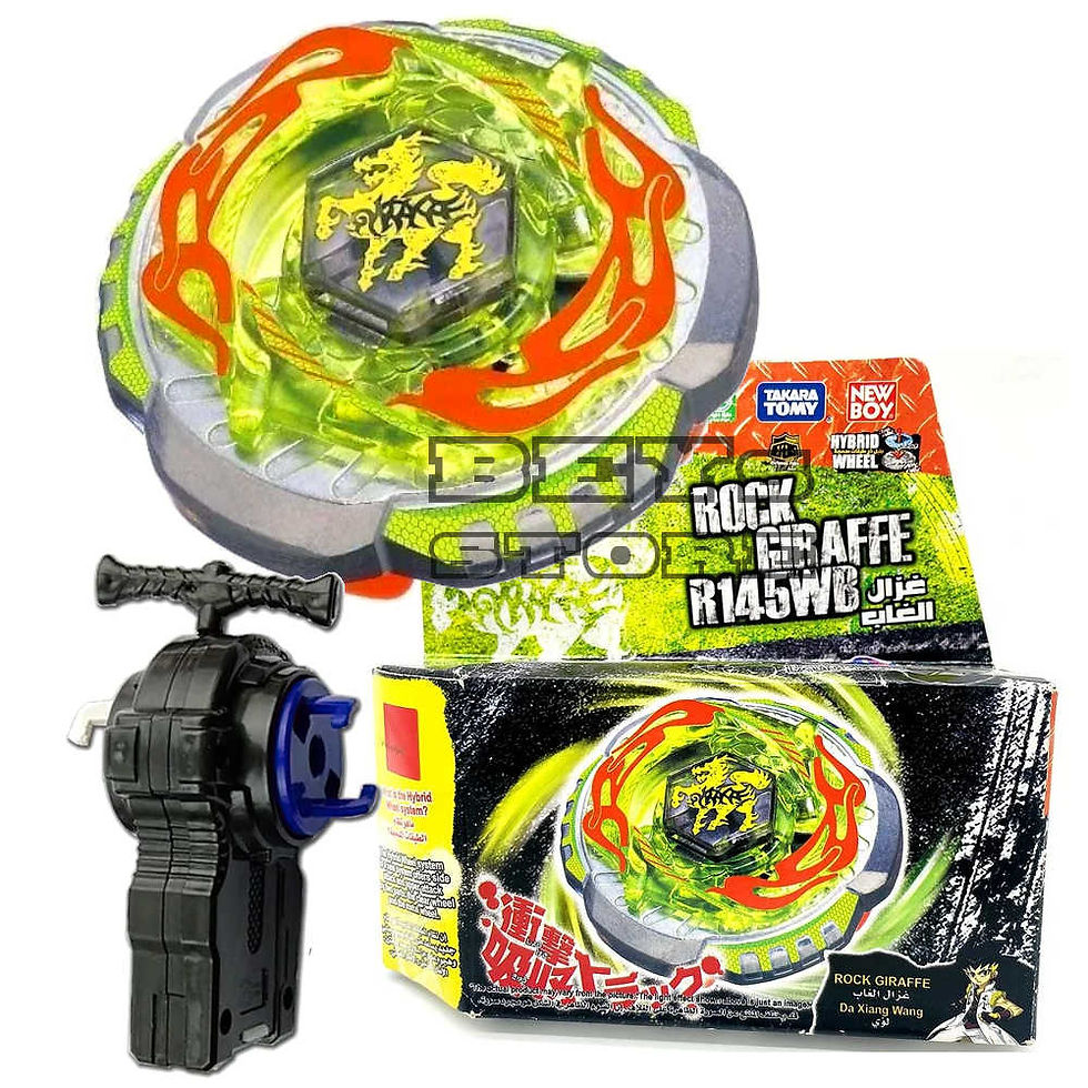 Miniatura: Beyblade Metal Fitgh BB 78 Rock Zurafa lançador-Takara Tomy