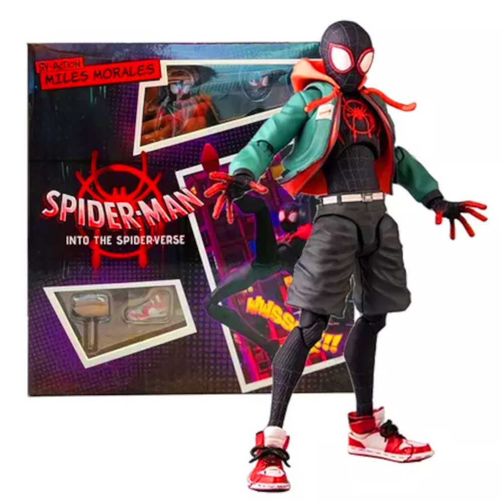 Boneco Homem Aranha Aranhaverso Articulado Miles Morales