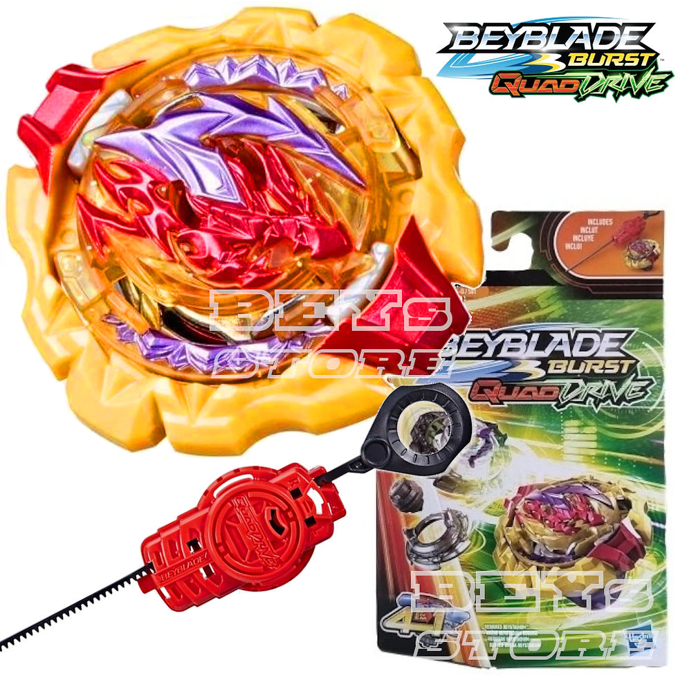 Miniatura: Beyblade QuadDrive Salvage Valtryek vs Stone L. - Hasbro