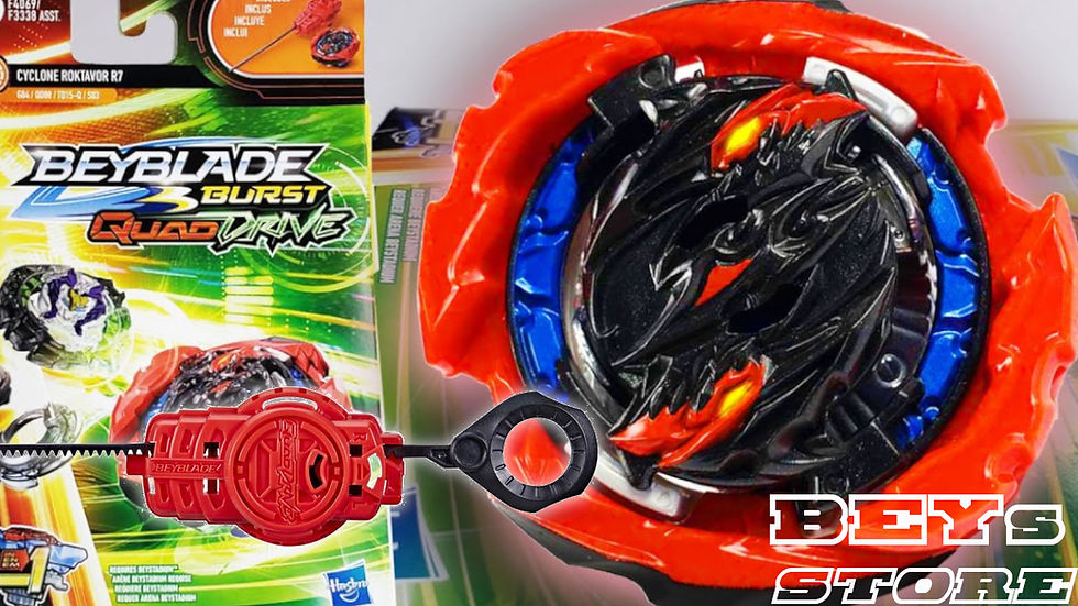 Beyblade Quad Drive Ciclone Rocktavor R7 - Hasbro