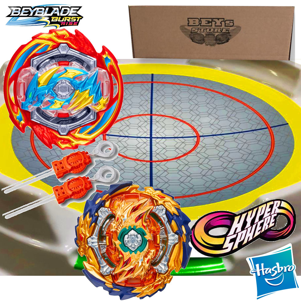 Beyblade Glyph Dragon D5 + Wizard Fafnir - Hasbro