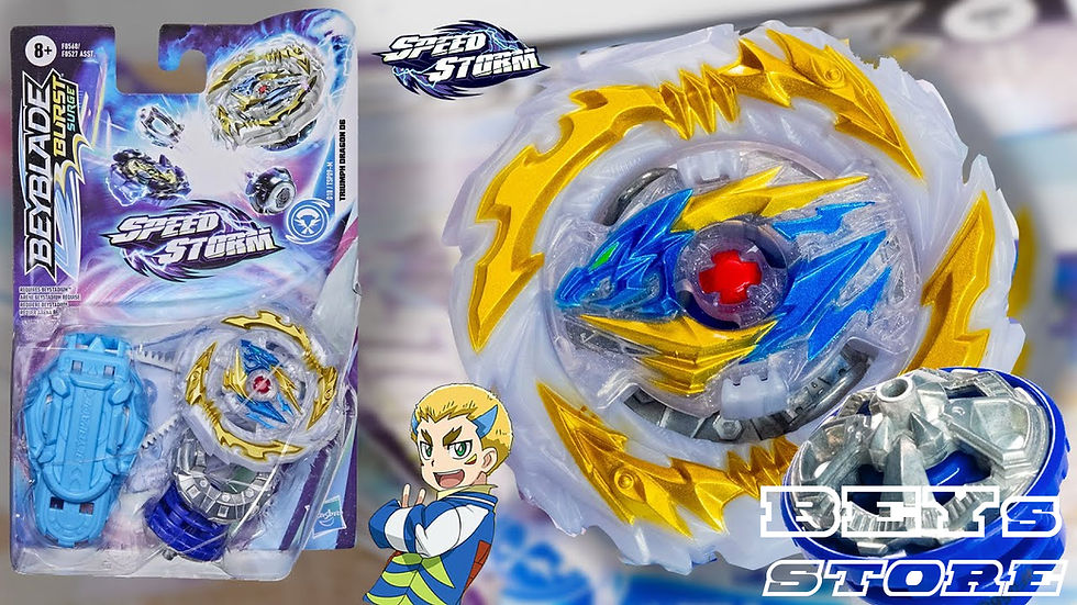 Miniatura: Beyblade Infinite Achilles A6 vs Triumph Dragon - Hasbro