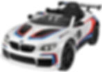 Carro Elétrico Infantil BMW M6 GT3 C. Remoto - Branco