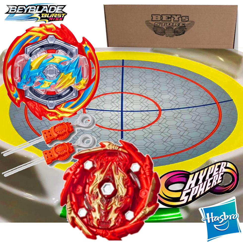 Beyblade Glyph Dragon D5 +  Bushi Ashindra A5 - Hasbro