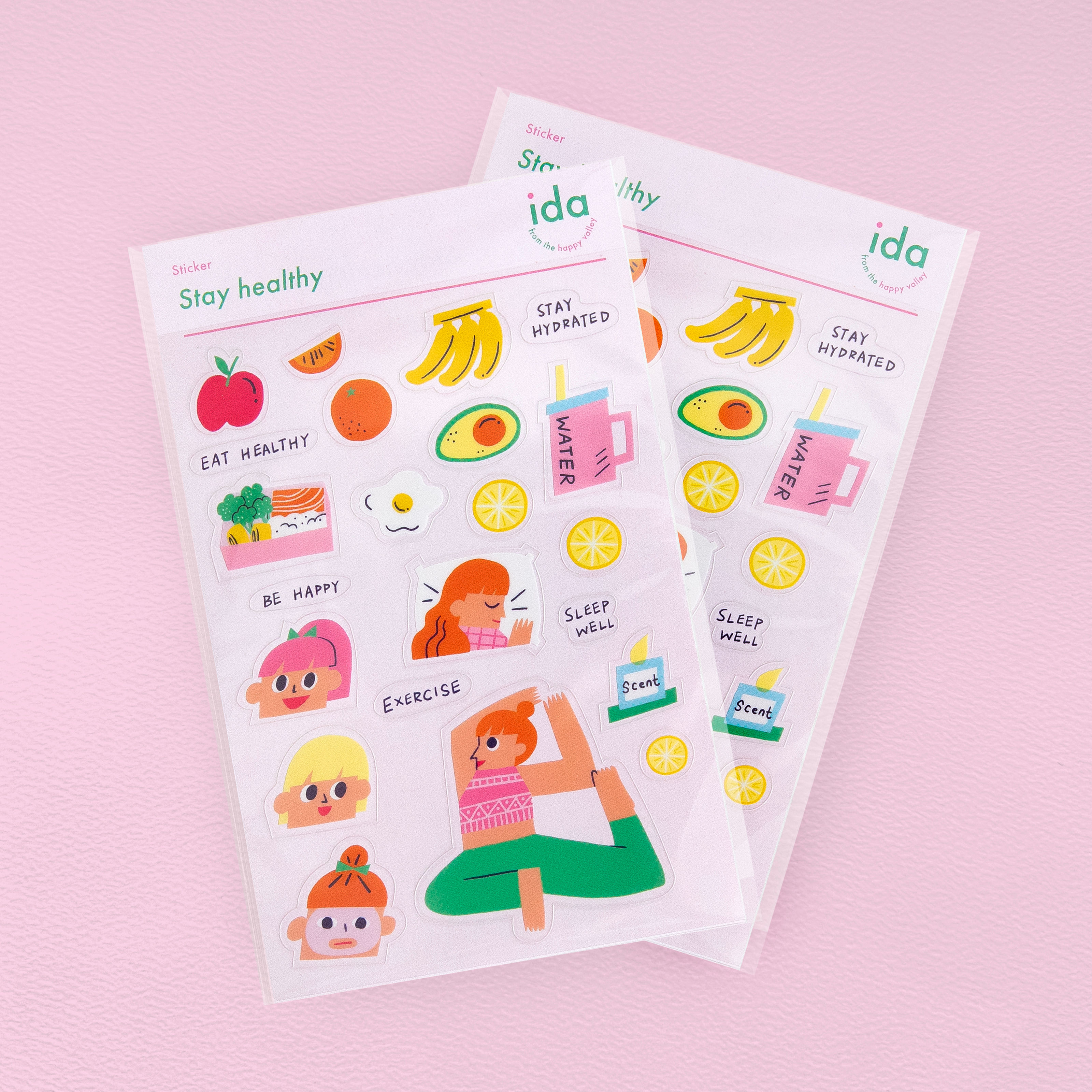 Simple Health Sticker 'Stay healthy' Sticker | Mysite