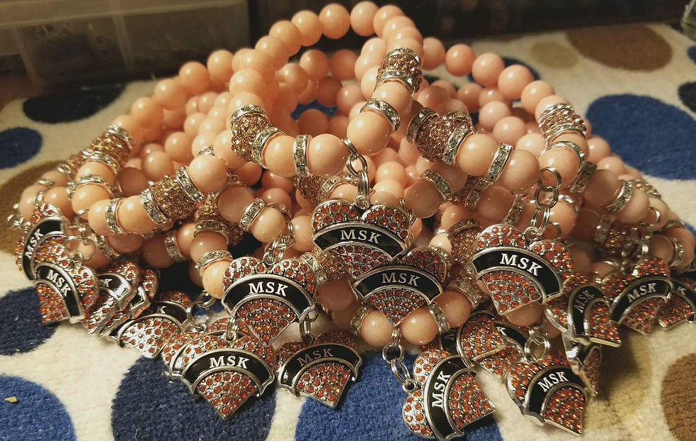MSK Beaded Bracelets by Geisele's Gems