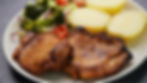 Chuleta de cerdo + Acompañamiento
