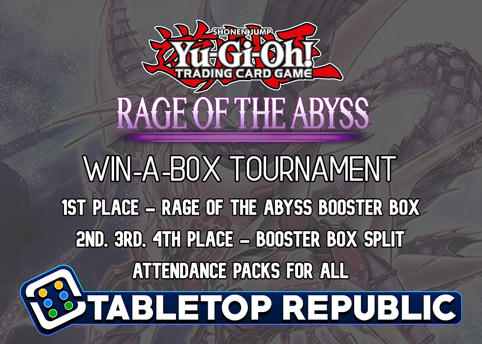 YGO: Rage Of The Abyss Win-A-Box Tournament