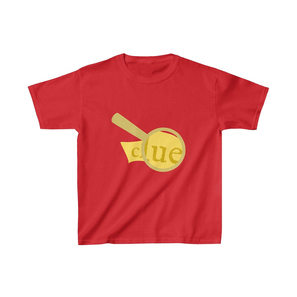 Thumbnail: Whodunnit? Kids Shirt (choose your color)