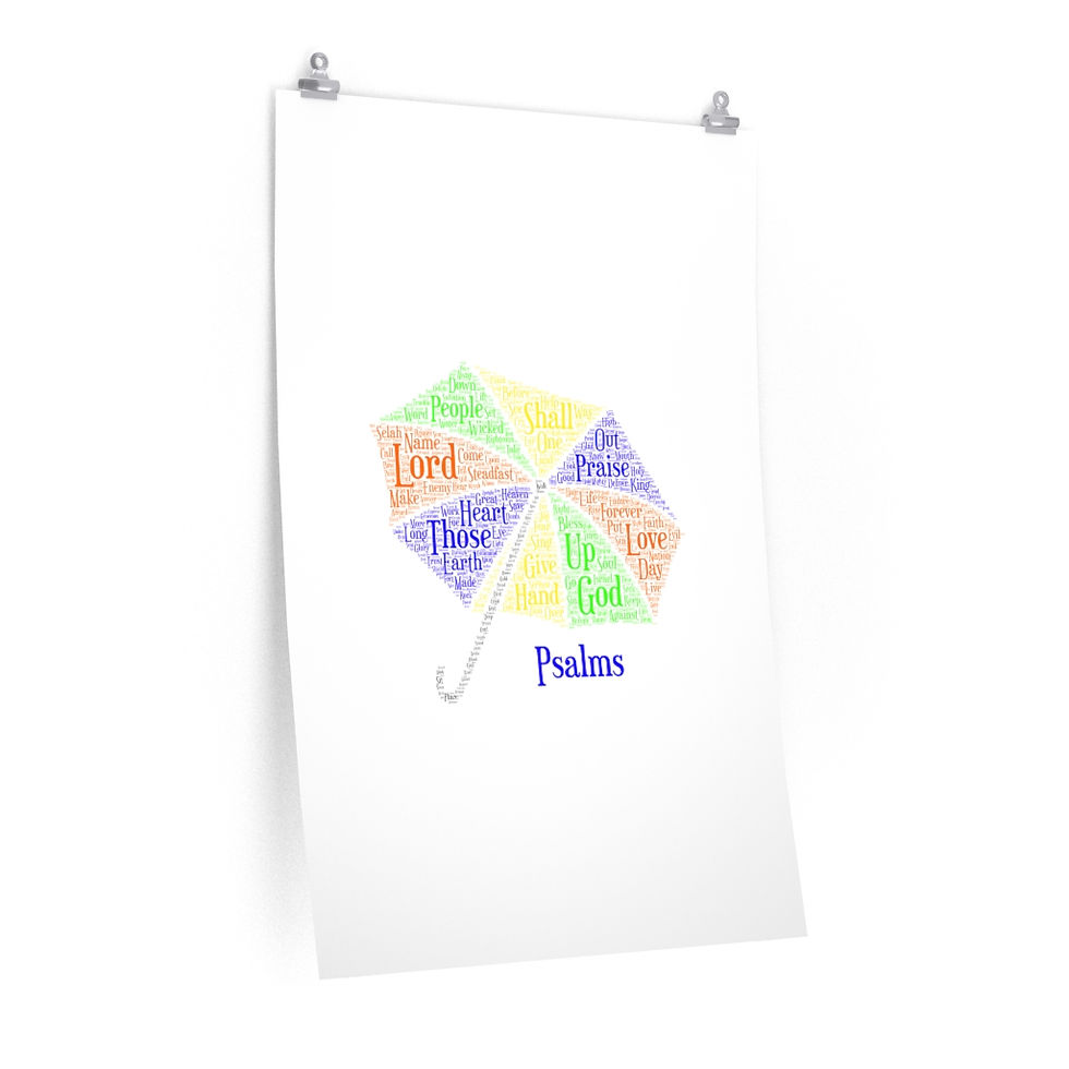Miniatura: Psalms Art Poster