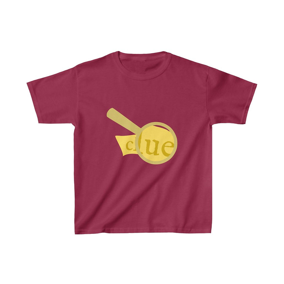 Thumbnail: Whodunnit? Kids Shirt (choose your color)