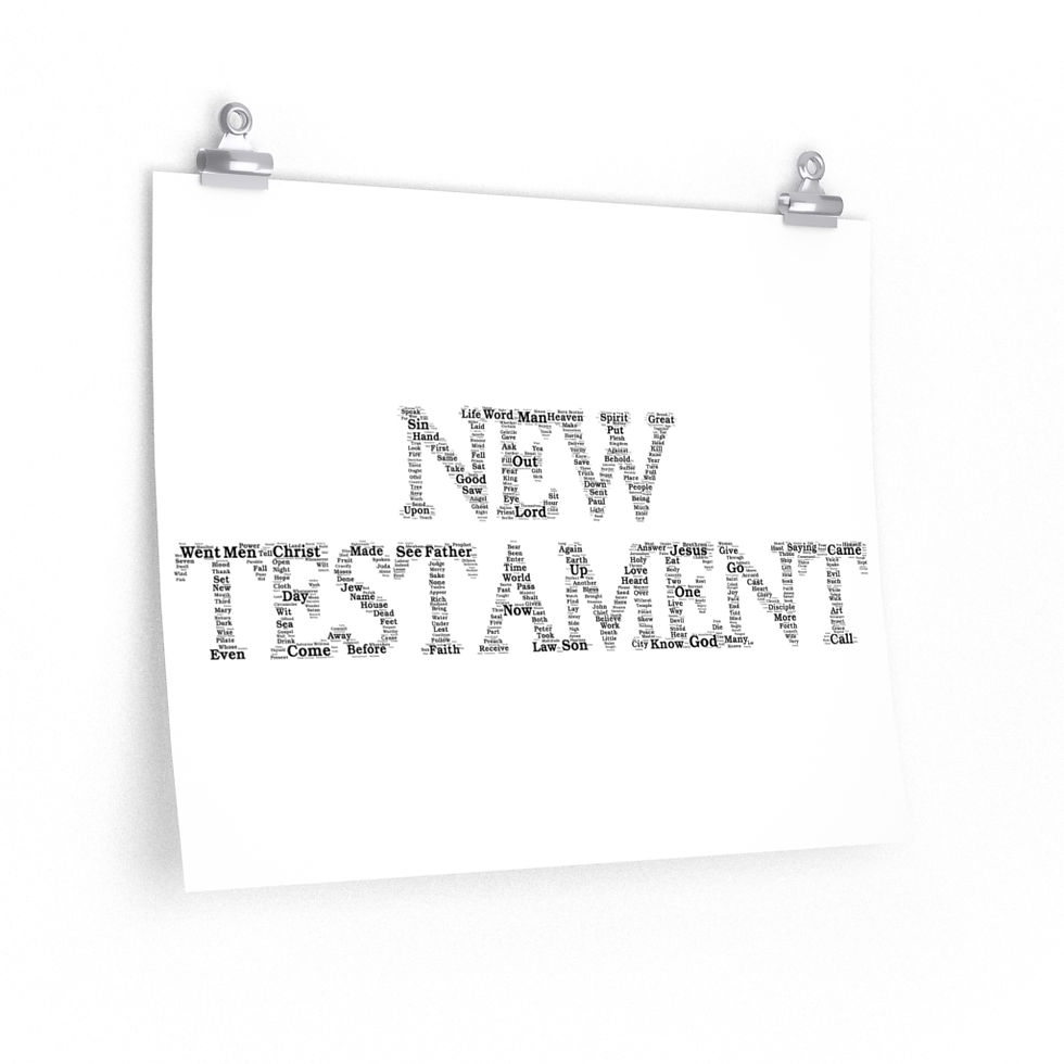 Miniatura: New Testament Horizontal Poster