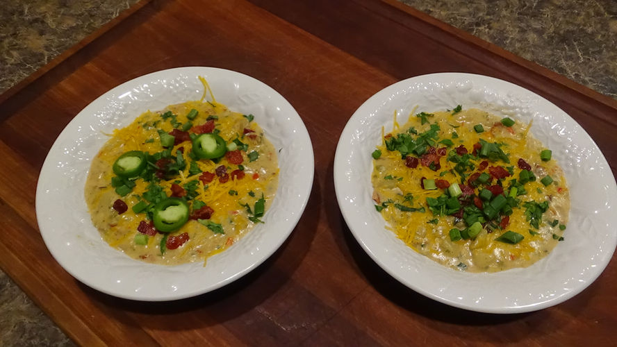 Jalapeno Popper and Potato Chowder