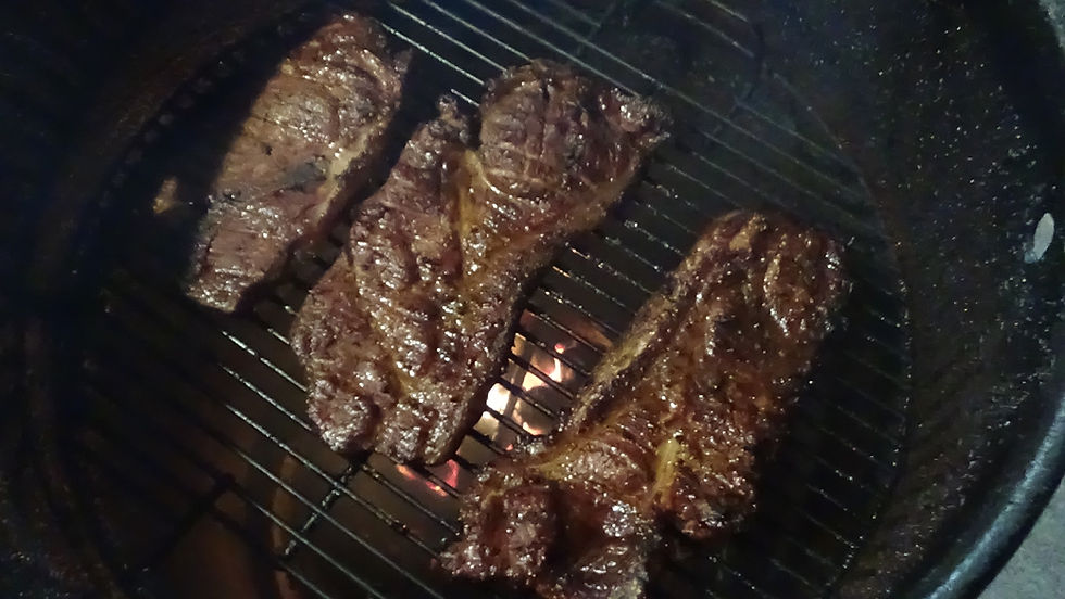 Smoked Pork Steaks