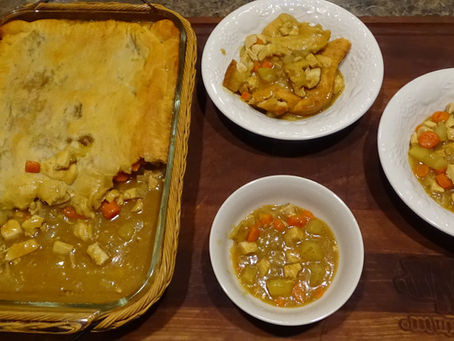 Curry Chicken Pot Pie Casserole