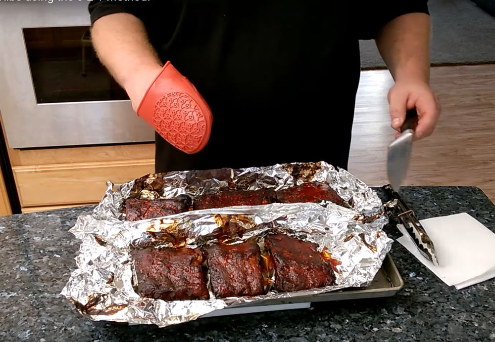 Smoked Baby Back Ribs using the 321 Method
