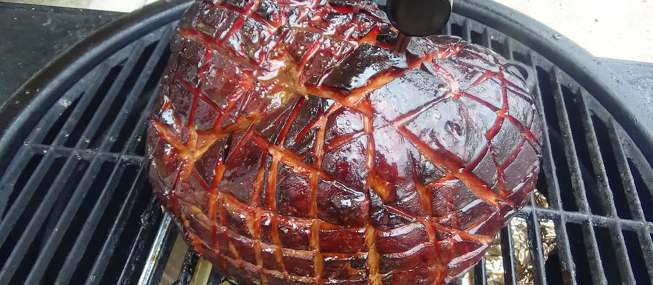 Smoked Coca Cola Glazed Ham