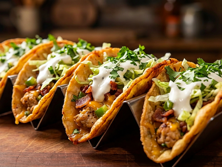 Jalapeno Popper Smashed Tacos