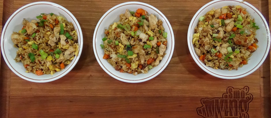 Chicken Fried Rice on the Blackstone Griddle Benihana Style