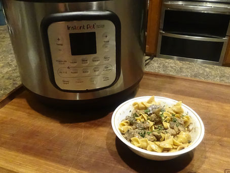 Instant Pot Beef Stroganoff