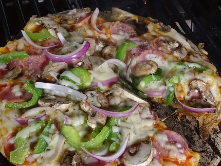 Pizza on a Gas Grill
