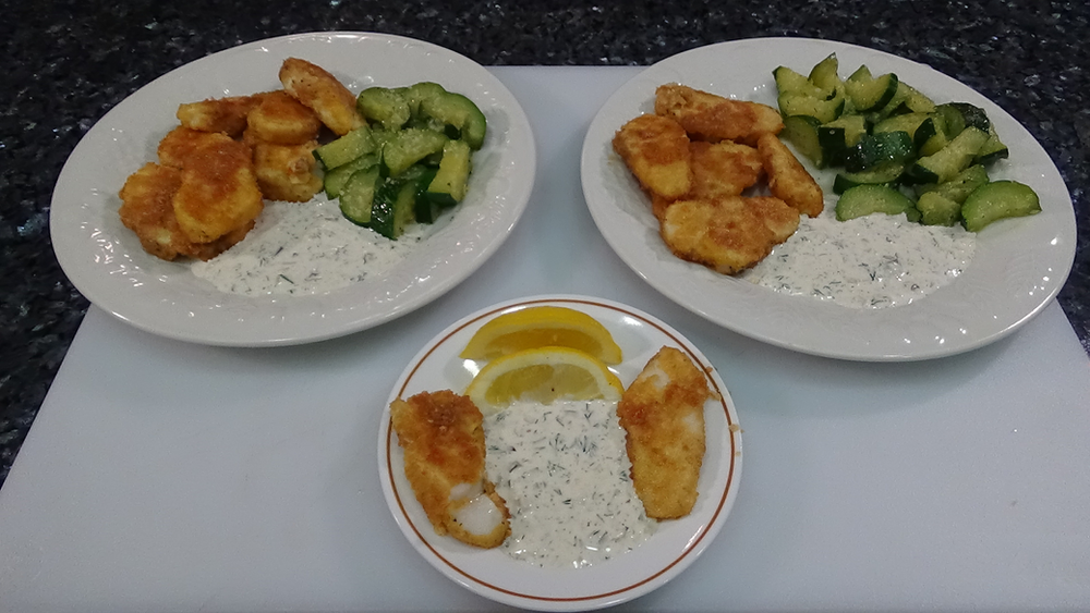 Easy Low Carb Fish Sticks & Tartar Sauce