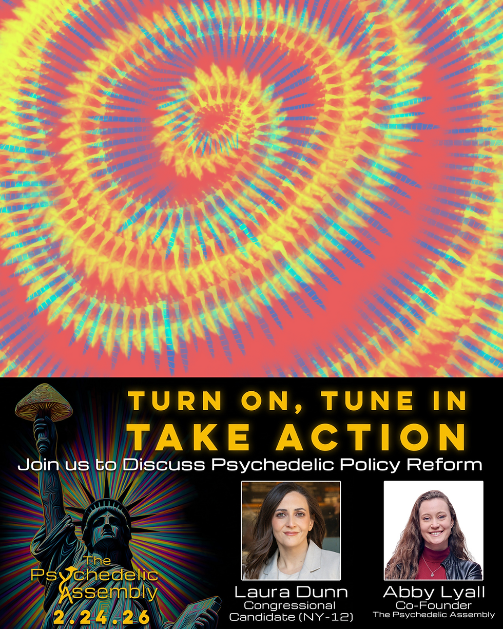 Turn On, Tune In, Take Action: An In-Person Discussion on Psychedelic Policy Reform