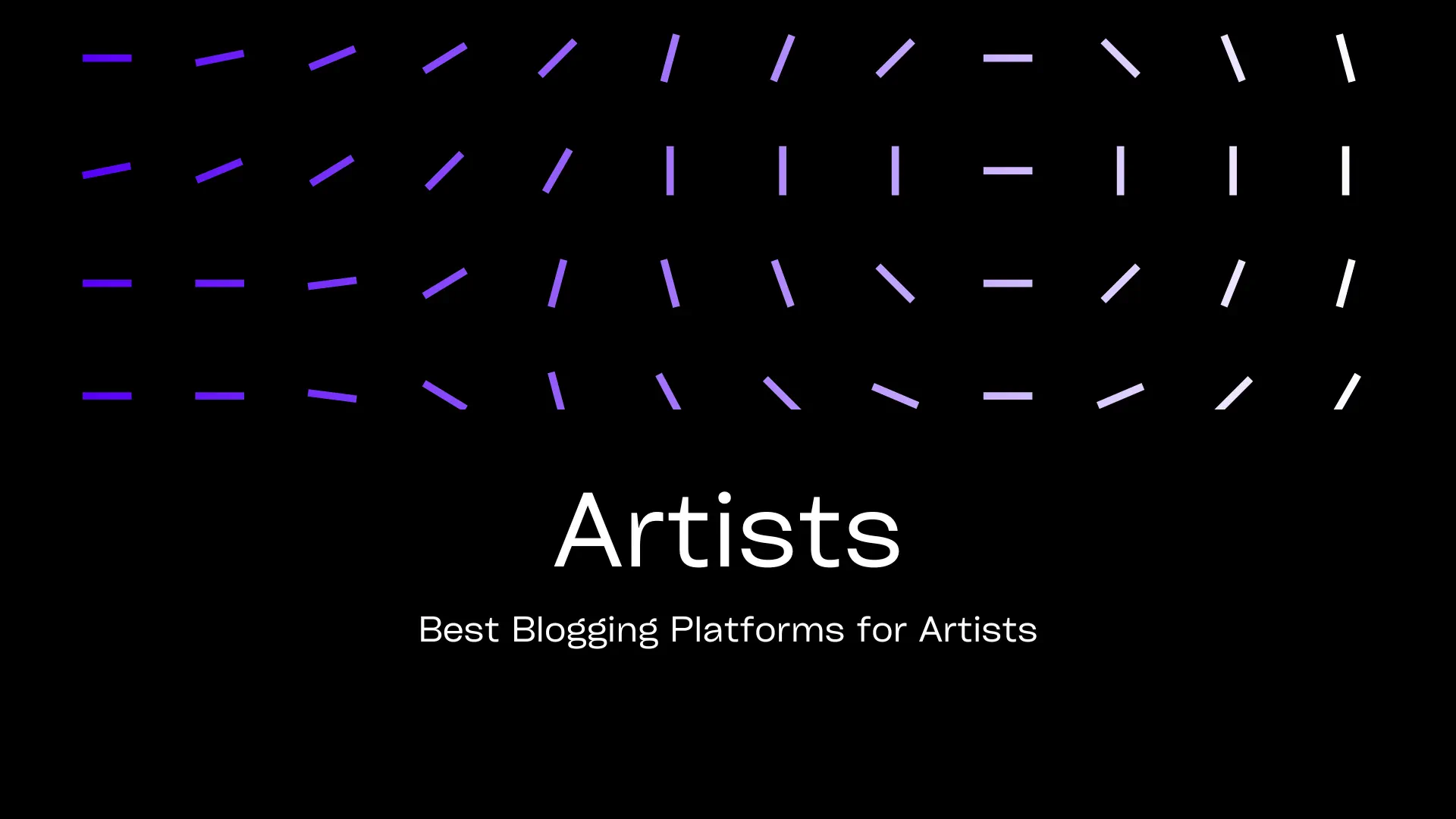 The Best Blogging Platforms for Artists [2024]