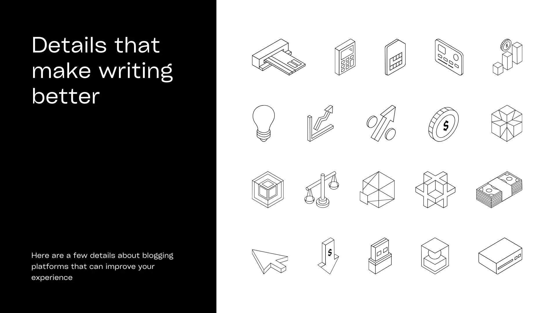 Details on blogging platforms for writers