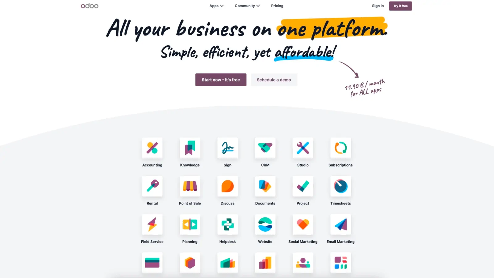 Odoo | BloggingPlatforms.app