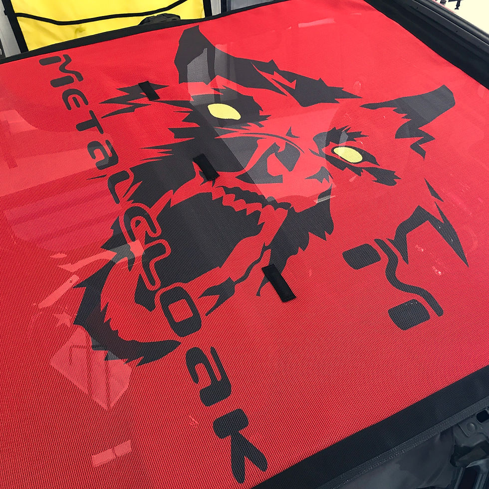 Thumbnail: JTops Jeep Wrangler and Ford Bronco Sunshade Custom Printed - JLU