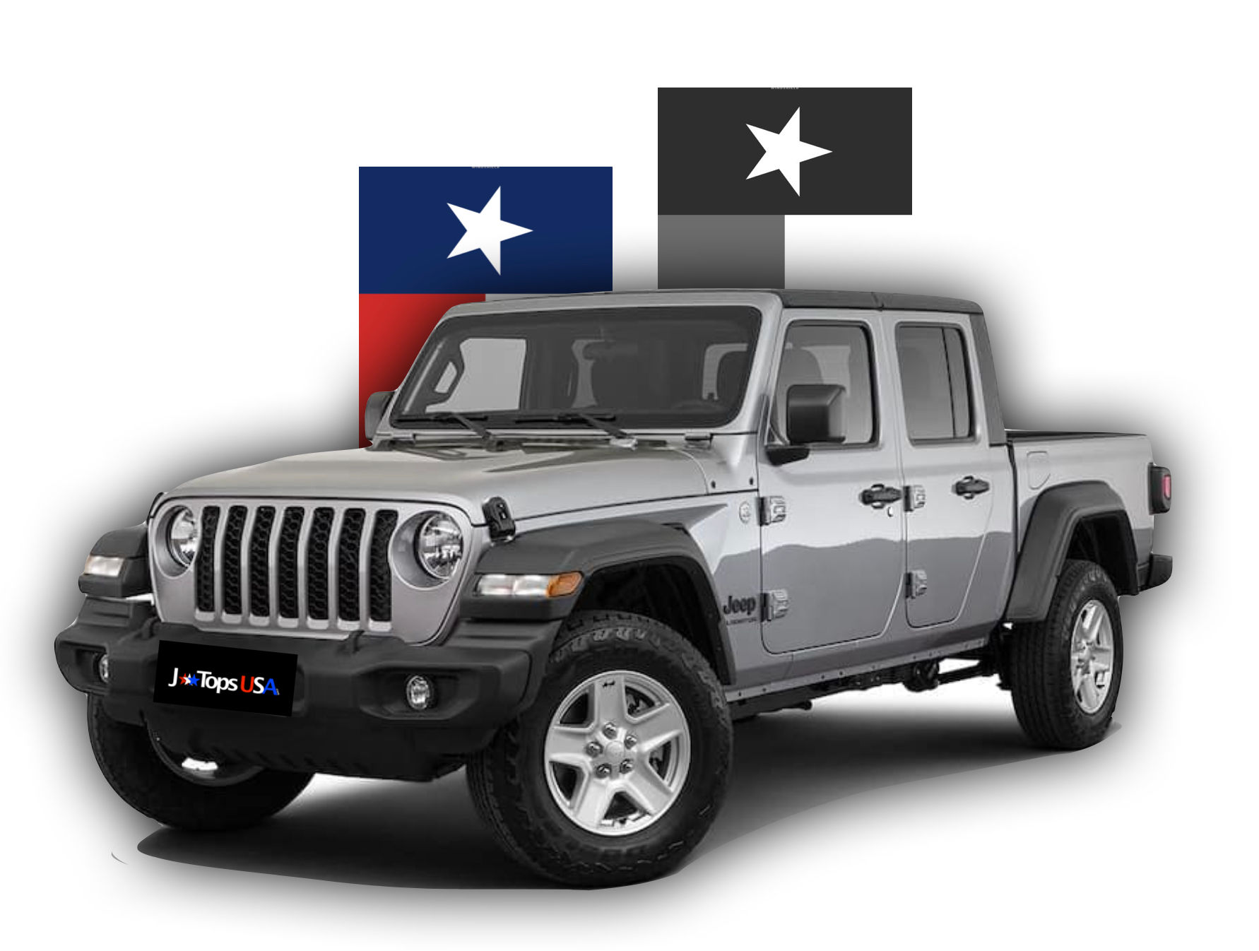 Jeep Gladiator Sun Shade - Texas Flag