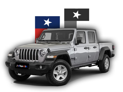 JTopsUSA | Jeep Gladiator Flag Sun Shade