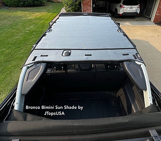 ford bronco bimini sun shade by JTops