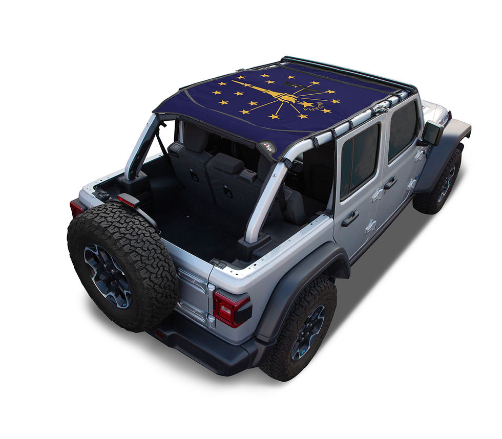 Thumbnail: JTopsUSA_Jeep Wrangler_mesh sunshade tops_State Flag