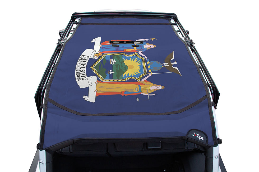 Thumbnail: Jeep Wrangler Sun Shade Top - STATE FLAGS - JTopsUSA