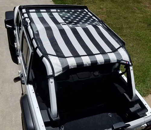 JTopsUSA | Jeep Wrangler Flag Sunshades | USA