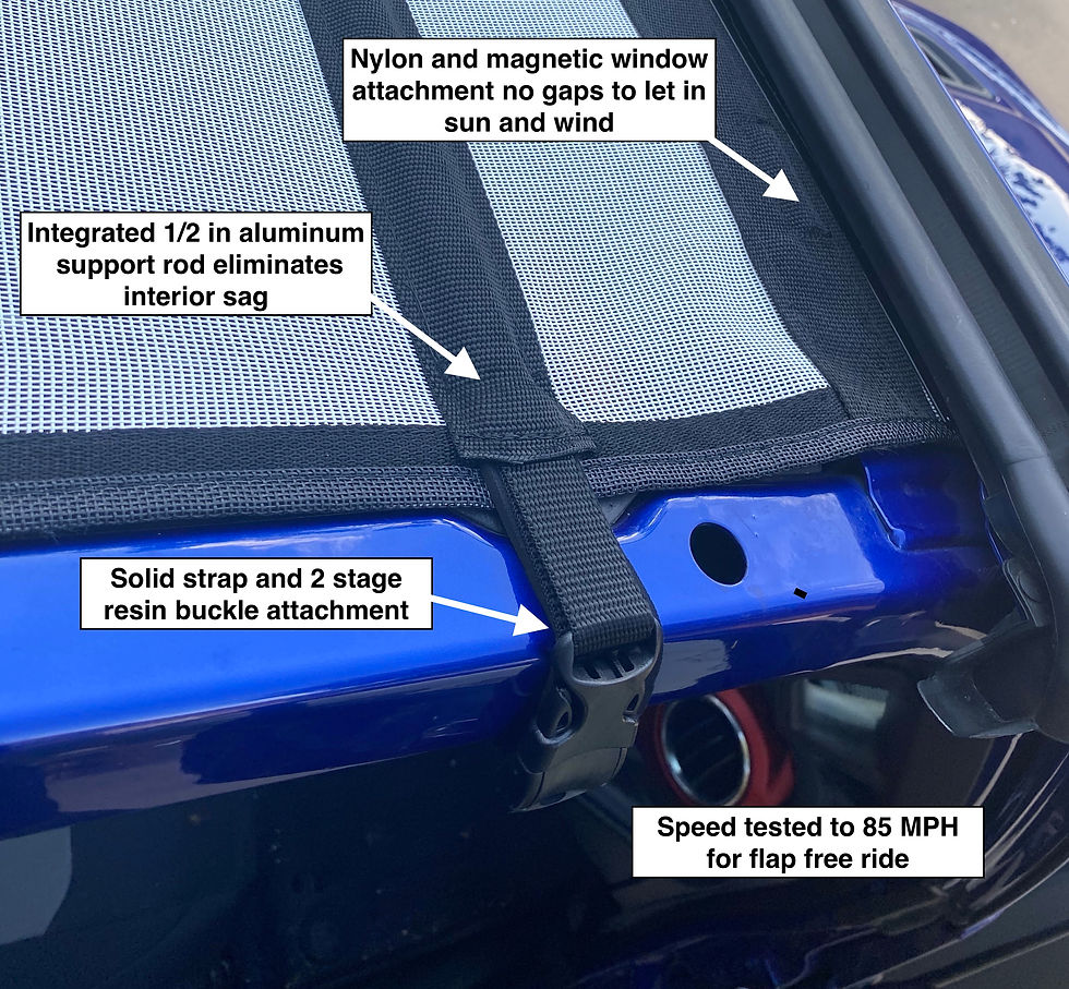 Thumbnail: JTOPS Jeep GLADIATOR sun shade tops