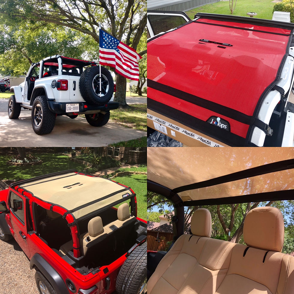JTOPSUSA Jeep wrangler JL 2 door sun shade top