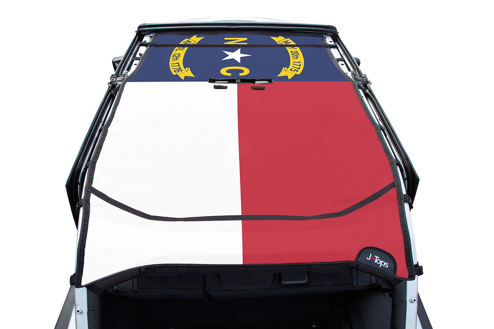 Thumbnail: Jeep Wrangler Sun Shade Top - STATE FLAGS - JTopsUSA